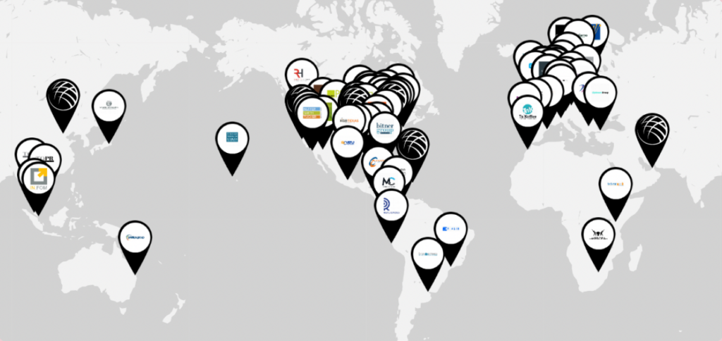 Worldcomilla on partnereita ympäri maailmaa